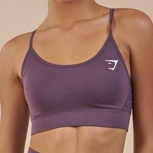 Gymshark Energy Seamless Sports Bra - Purple/Plum